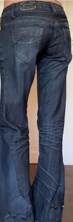 Split Denim Jeans