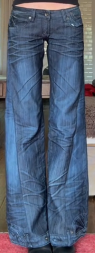 Split Denim Jeans